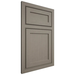 Shiloh Cabinetry Beaded Inset Malibu White Oak Quarter Sawn Thyme Door