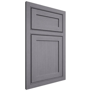 Shiloh Cabinetry Beaded Inset Malibu White Oak Rift Cut Cadet Door