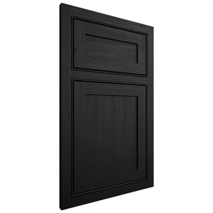 Shiloh Cabinetry Beaded Inset Malibu White Oak Rift Cut Espresso Door