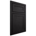 Shiloh Cabinetry Beaded Inset Malibu White Oak Rift Cut Espresso Door