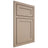 Shiloh Cabinetry Beaded Inset Malibu White Oak Rift Cut Straw Door
