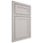 Shiloh Cabinetry Beaded Inset Malibu One Paintable Amazing Gray Door