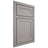 Shiloh Cabinetry Beaded Inset Malibu One Paintable Dovetail Gray Door