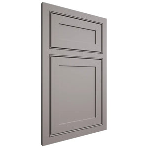 Shiloh Cabinetry Beaded Inset Malibu One Paintable Dovetail Gray Door
