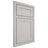 Shiloh Cabinetry Beaded Inset Malibu One Paintable Light French Gray Door