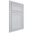Shiloh Cabinetry Beaded Inset Malibu One Paintable Niebla Azul Door