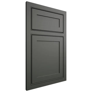 Shiloh Cabinetry Beaded Inset Malibu One Paintable Pewter Green Door