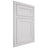 Shiloh Cabinetry Beaded Inset Malibu One Paintable Polar Door