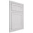 Shiloh Cabinetry Beaded Inset Malibu One Paintable Pure White Door