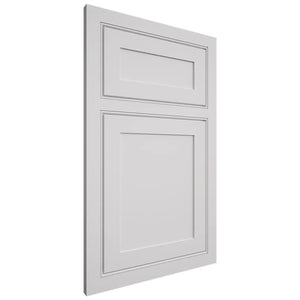 Shiloh Cabinetry Beaded Inset Malibu One Paintable Pure White Door