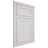 Shiloh Cabinetry Beaded Inset Malibu One Paintable Soft White Door