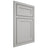 Shiloh Cabinetry Beaded Inset Malibu One Paintable Unusual Gray Door