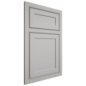 Shiloh Cabinetry Beaded Inset Malibu One Paintable Unusual Gray Door