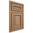 Shiloh Cabinetry Beaded Inset Manchester Alder Plain Cut Dusty Road Door