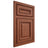 Shiloh Cabinetry Beaded Inset Manchester Alder Plain Cut Sierra Door