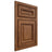 Shiloh Cabinetry Beaded Inset Manchester Cherry Plain Cut Carob Door