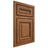 Shiloh Cabinetry Beaded Inset Manchester Cherry Plain Cut Coffee Door