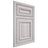 Shiloh Cabinetry Beaded Inset Manchester Hickory Plain Cut Cotton Door