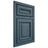 Shiloh Cabinetry Beaded Inset Manchester Hickory Plain Cut Hudson Door