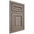 Shiloh Cabinetry Beaded Inset Manchester Hickory Plain Cut Sterling Door
