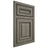 Shiloh Cabinetry Beaded Inset Manchester Hickory Plain Cut Thyme Door