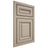 Shiloh Cabinetry Beaded Inset Manchester Maple Plain Cut Pebble Door