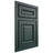 Shiloh Cabinetry Beaded Inset Manchester Paintable Billiard Green Door
