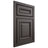 Shiloh Cabinetry Beaded Inset Manchester Paintable Urbane Bronze Door