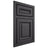 Shiloh Cabinetry Beaded Inset Manchester Poplar Plain Cut Cadet Door