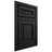 Shiloh Cabinetry Beaded Inset Manchester Poplar Plain Cut Harbor Door