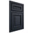 Shiloh Cabinetry Beaded Inset Manchester Poplar Plain Cut Hudson Door