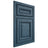 Shiloh Cabinetry Beaded Inset Manchester Red Oak Plain Cut Hudson Door