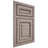 Shiloh Cabinetry Beaded Inset Manchester Red Oak Plain Cut Sterling Door