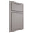Shiloh Cabinetry Beaded Inset Metropolitan Paintable Dovetail Gray Door