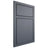 Shiloh Cabinetry Beaded Inset Metropolitan Paintable Slate Tile Door