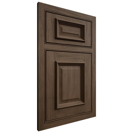 Shiloh Cabinetry Beaded Inset Montgomery Alder Plain Cut Caviar Door