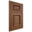 Shiloh Cabinetry Beaded Inset Montgomery Alder Plain Cut Cola Door