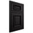 Shiloh Cabinetry Beaded Inset Montgomery Cherry Plain Cut Espresso Door