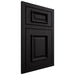 Shiloh Cabinetry Beaded Inset Montgomery Cherry Plain Cut Espresso Door