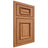 Shiloh Cabinetry Beaded Inset Montgomery Cherry Plain Cut Medium Door