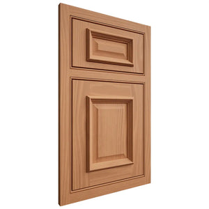 Shiloh Cabinetry Beaded Inset Montgomery Cherry Plain Cut Natural Door