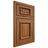 Shiloh Cabinetry Beaded Inset Montgomery Hickory Plain Cut Chestnut Door