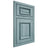 Shiloh Cabinetry Beaded Inset Montgomery Hickory Plain Cut Sky Door