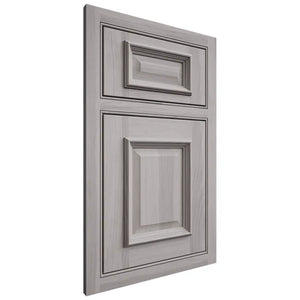 Shiloh Cabinetry Beaded Inset Montgomery Hickory Plain Cut Stratus Door