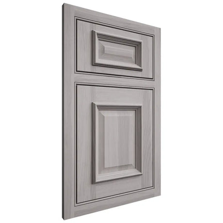 Shiloh Cabinetry Beaded Inset Montgomery Hickory Plain Cut Stratus Door