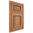 Shiloh Cabinetry Beaded Inset Montgomery Maple Plain Cut Cashmere Door