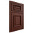 Shiloh Cabinetry Beaded Inset Montgomery Maple Plain Cut Sable Door