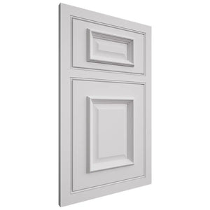 Shiloh Cabinetry Beaded Inset Montgomery Paintable Arctic Door