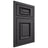 Shiloh Cabinetry Beaded Inset Montgomery Poplar Plain Cut Cadet Door