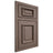 Shiloh Cabinetry Beaded Inset Montgomery Poplar Plain Cut River Rock Door